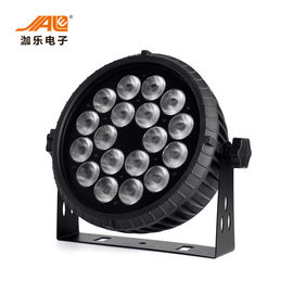 18x18w RGBWA 6 UV em 1 controle liso do brilho alto DMX da luz da paridade do diodo emissor de luz