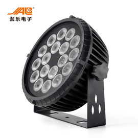 18x18w RGBWA 6 UV em 1 controle liso do brilho alto DMX da luz da paridade do diodo emissor de luz