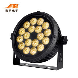18x18w RGBWA 6 UV em 1 controle liso do brilho alto DMX da luz da paridade do diodo emissor de luz