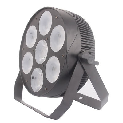 Alumlium DMX512 7PCS 30W 4 em 1 paridade do diodo emissor de luz pode luzes