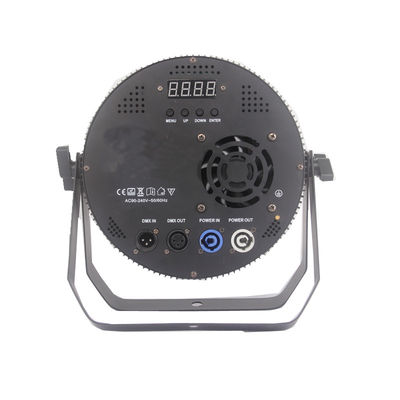 Alumlium DMX512 7PCS 30W 4 em 1 paridade do diodo emissor de luz pode luzes