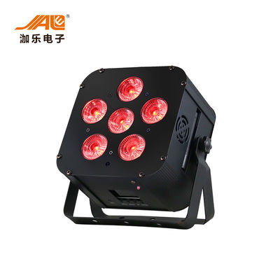 Bateria 6x18w Rgbwa 6 uv de Wifi em umas latas sem fio de 1 paridade do diodo emissor de luz para o casamento