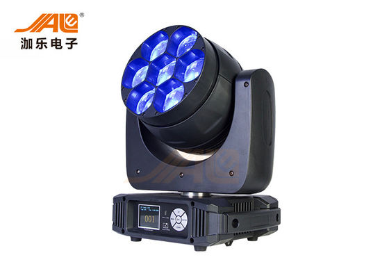 7*40W a fase movente do diodo emissor de luz do zumbido RGBW ilumina a rotação 350°