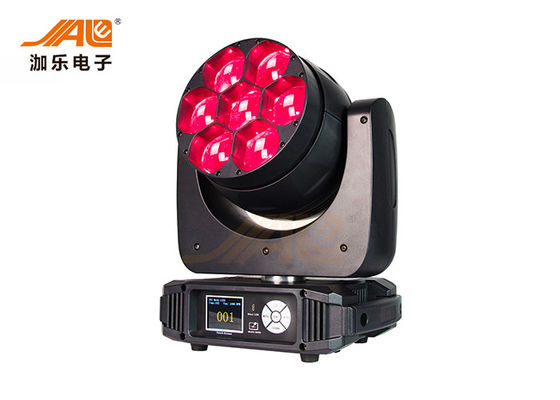 7*40W a fase movente do diodo emissor de luz do zumbido RGBW ilumina a rotação 350°