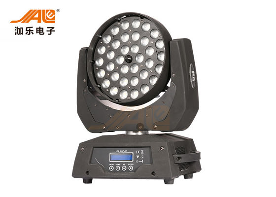 A venda quente 36pcs 18w RGBWA 6in1 UV conduziu a luz principal móvel da lavagem do zumbido