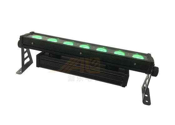 7pcs 30w 4in1 controle de ponto de pixel à prova d'água barra de parede de lavagem IP65 cada LED controle individual