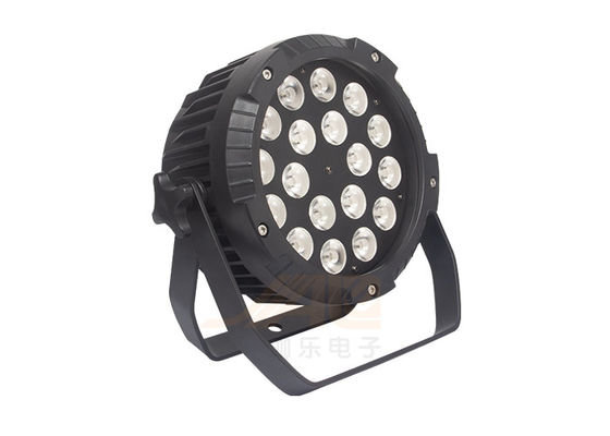 A paridade lisa impermeável do diodo emissor de luz 18PCS pode luzes para o partido de disco KTV