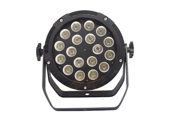 A paridade lisa impermeável do diodo emissor de luz 18PCS pode luzes para o partido de disco KTV