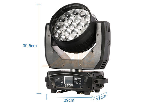 feixe principal 4 do zumbido movente do diodo emissor de luz 19x15W em luzes de 1 disco