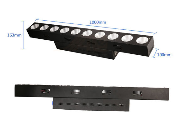8 luz da arruela da parede do diodo emissor de luz do RGB da ESPIGA dos canais 10x10W para a fase