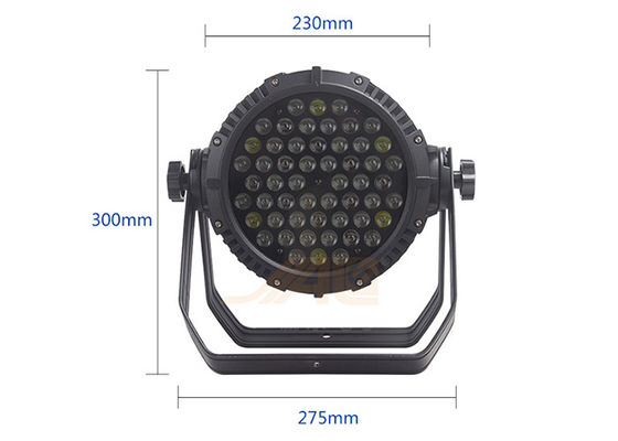 a luz impermeável do diodo emissor de luz de 54x3W RGBW conduziu a fase de luz da paridade