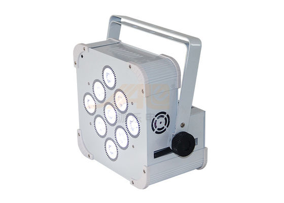 luz sem fio da bateria do diodo emissor de luz da Tri cor do brilho alto da luz da paridade de 9*6w DMX