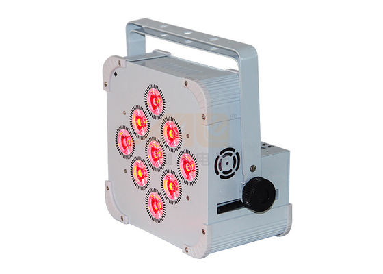 luz sem fio da bateria do diodo emissor de luz da Tri cor do brilho alto da luz da paridade de 9*6w DMX