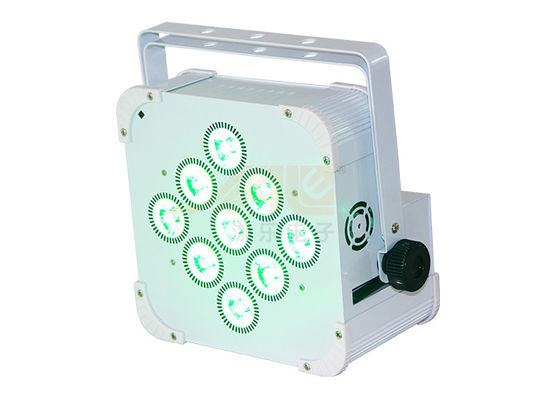 luz sem fio da bateria do diodo emissor de luz da Tri cor do brilho alto da luz da paridade de 9*6w DMX
