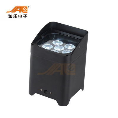 6PCS RGBWAUV 6 em 1 luz sem fio da paridade do IRC da bateria das latas da paridade do diodo emissor de luz
