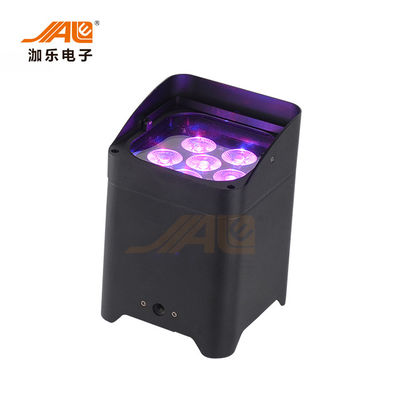 6PCS RGBWAUV 6 em 1 luz sem fio da paridade do IRC da bateria das latas da paridade do diodo emissor de luz
