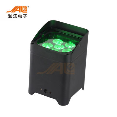 6PCS RGBWAUV 6 em 1 luz sem fio da paridade do IRC da bateria das latas da paridade do diodo emissor de luz