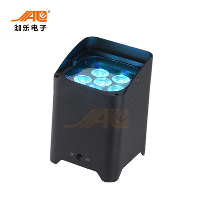 6PCS RGBWAUV 6 em 1 luz sem fio da paridade do IRC da bateria das latas da paridade do diodo emissor de luz
