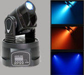 Disco principal movente da luz 15W do feixe profissional que ilumina o mini diodo emissor de luz do ponto com mistura profissional da cor do RGB