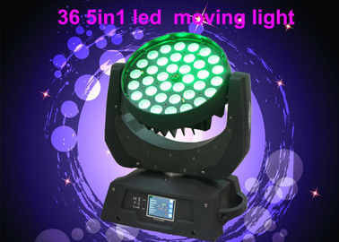 Luz principal movente do diodo emissor de luz de DMX RGBW 36 x 10w para a iluminação da fase do concerto/teatro