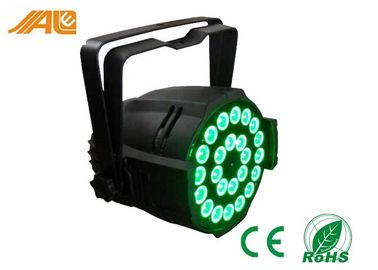 O âmbar branco azul verde vermelho RGBWA 5 em 1 paridade conduzida 64 DJ Par a iluminação da mostra da fase das latas