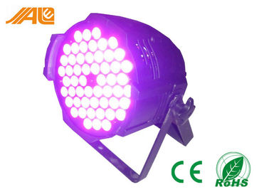 A paridade alta do diodo emissor de luz do lúmen 54PCS 3W pode a paridade 64 das luzes a multi cor de iluminação que DJ encena o controle claro CE&RoHS de 162W DMX 512 a lâmpada