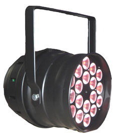 18 internos x 3w/a paridade diodo emissor de luz de 9w RGB 3in1 podem lâmpada conduzida luzes da fase da paridade 64 DMX para o disco