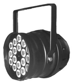18 internos x 3w/a paridade diodo emissor de luz de 9w RGB 3in1 podem lâmpada conduzida luzes da fase da paridade 64 DMX para o disco