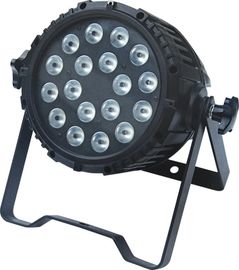O diodo emissor de luz exterior Par18x10w Rgbw 4in1 Ip65 do lúmen alto Waterproof luzes da fase de iluminação da paridade