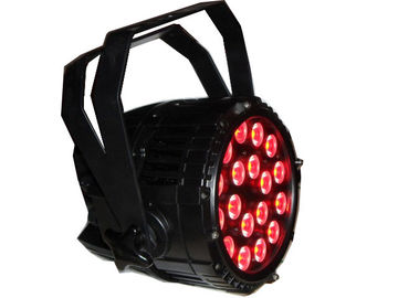 O diodo emissor de luz exterior Par18x10w Rgbw 4in1 Ip65 do lúmen alto Waterproof luzes da fase de iluminação da paridade