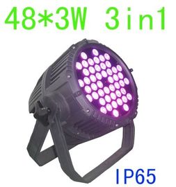 Paridade exterior profissional 64 da iluminação da cor da paridade 48 x 3w do diodo emissor de luz a multi ilumina-se para a iluminação do evento IP65 do banquete de casamento