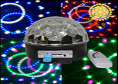 A luz 15W da fase de Guangzhou Desco conduziu a iluminação mágica de cristal do efeito do RGB da luz da bola