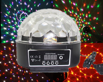 20W DMX conduziu C.A. mágica de cristal 110V da luz da fase do disco do efeito do Rgb da luz da bola - 250V