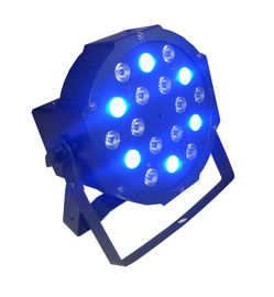18 x 3w RGB conduziram a luz lisa da paridade/luzes internas conduzidas 7CH DMX do DJ da fase da paridade 64