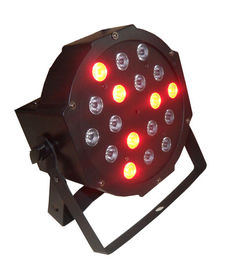 18 x 3w RGB conduziram a luz lisa da paridade/luzes internas conduzidas 7CH DMX do DJ da fase da paridade 64