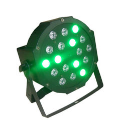 18 x 3w RGB conduziram a luz lisa da paridade/luzes internas conduzidas 7CH DMX do DJ da fase da paridade 64