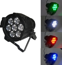 7 x 10w Rgbw 4in1 conduziram luzes moventes da fase do disco da cabeça 64/luzes do casamento