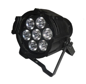 7 x 10w Rgbw 4in1 conduziram luzes moventes da fase do disco da cabeça 64/luzes do casamento