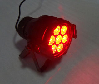 7 x 10w Rgbw 4in1 conduziram luzes moventes da fase do disco da cabeça 64/luzes do casamento