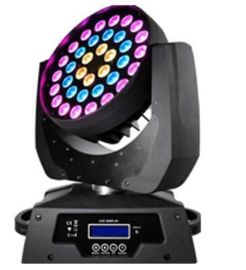 A fase conduzida do disco da lavagem do zumbido ilumina cor principal movente do anel da luz 36pcs 10w Rgbw 4in1