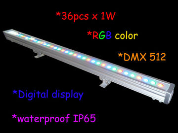 arruela conduzida exterior ip65 da parede do comprimento 36pcs 3w Rgb de 1000mm/decoração clara da fase