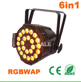 as luzes conduzidas 6in1 da fase do DJ da paridade/paridade interna conduzida Dmx da luz da paridade podem 24pcs 15w Rgbwa uv