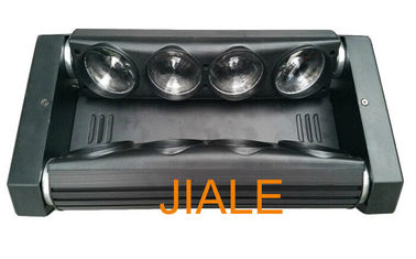 DMX512 RGBW 4in1 8 Eyes luz principal movente do diodo emissor de luz do feixe da aranha/luz de giro da fase