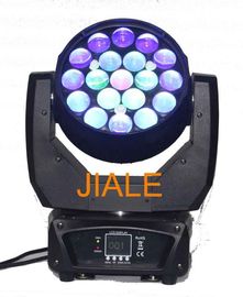 19 o zumbido conduzido Rgbw DJ de x 12w conduziu a luz da fase/luz principal movente da lavagem