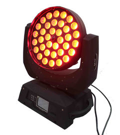 a luz principal movente conduzida uv do ponto de 18w Rgbwa com zumbido, DJ encena luzes