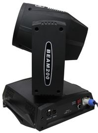 A cabeça movente de Dmx do casamento interno do disco ilumina 200w 5r IP20 com zumbido