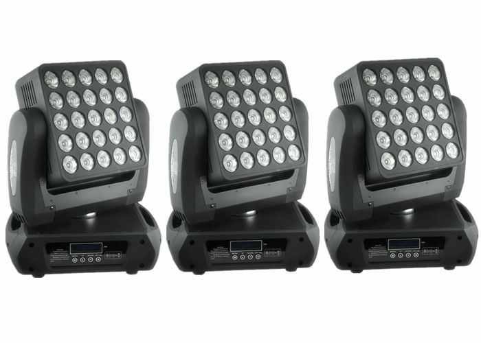 Cubra 1 CREE americano do lúmen alto do plano 25 x 12w, cor de RGBW que mistura do DJ principal movente da luz/quadrado do diodo emissor de luz luzes principais moventes