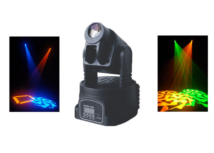 Disco principal movente da luz 15W do feixe profissional que ilumina o mini diodo emissor de luz do ponto com mistura profissional da cor do RGB