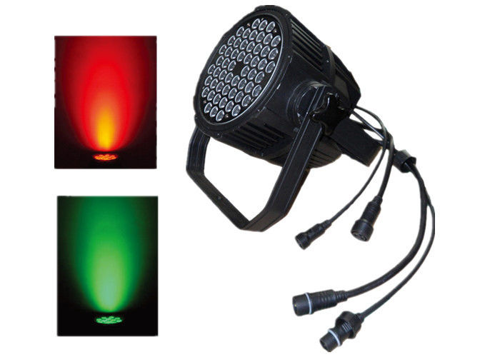 Fase 54pcs profissional que ilumina RGBW impermeável 162W 110-240V