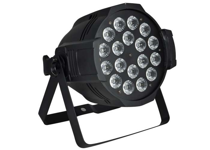 A paridade do diodo emissor de luz da parte superior 1 RGBW pode as luzes 18pcs 4 em 1 iluminação da mostra da fase